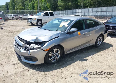 2017 Honda Civic Lx из США, поврежденный, VIN 19XFC2F57HE038327